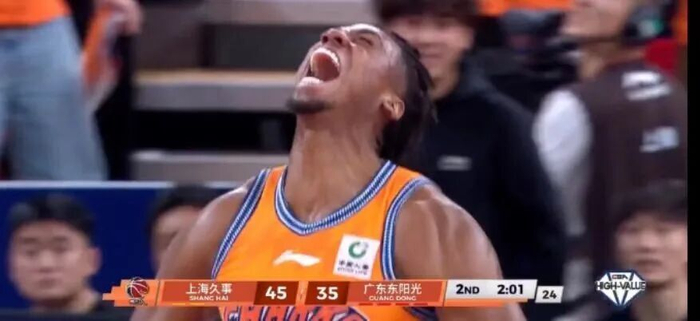 白边内线翻江倒海 上海97-81大胜广东